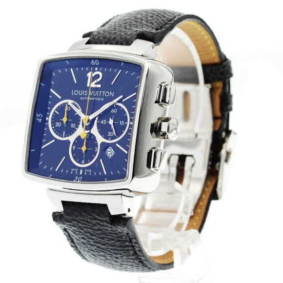 LOUIS VUITTON Speedy Q212G Chronograph black Dial Automatic Men's Watch - Picture 1 of 11